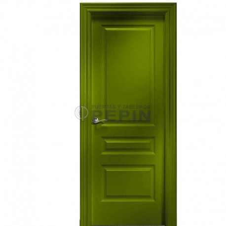 Puerta lacada Mod U13 en verde