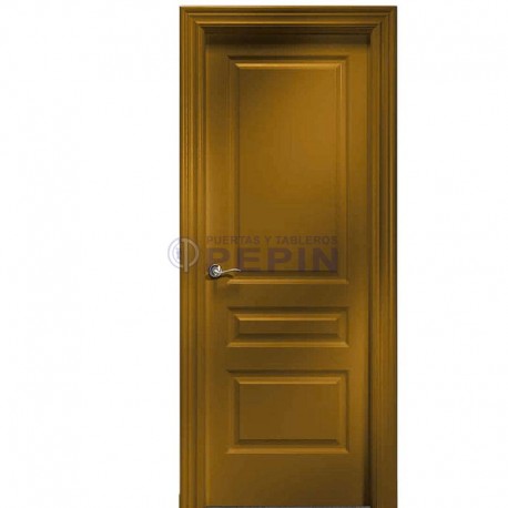 Puerta lacada Mod U13 en marron
