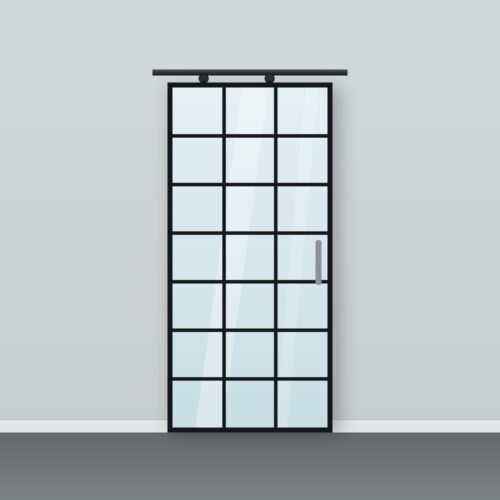 Puerta corredera de cristal Loft