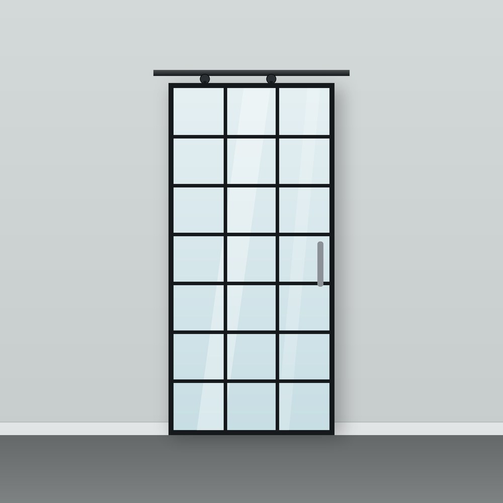 Puerta corredera de cristal Loft