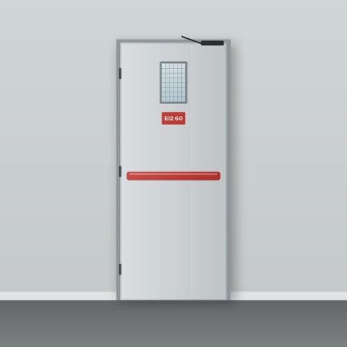 Puerta cortafuegos metálica EI2 60