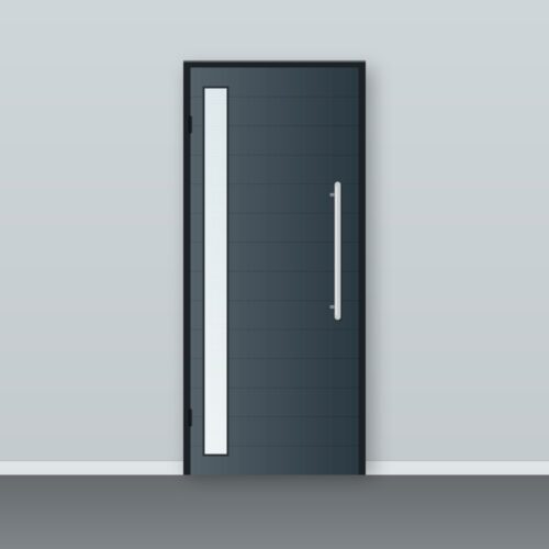 Puerta de entrada de aluminio Aurora