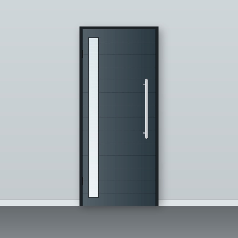Puerta de entrada de aluminio Aurora